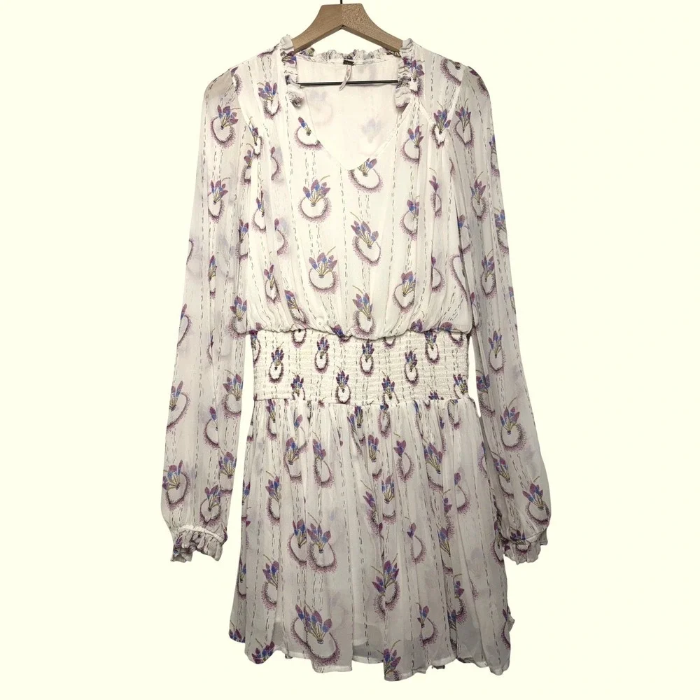 Free People flowy smocked
